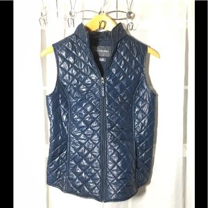 Van Heusen Blue Zipper Filled Vest XS/ TP